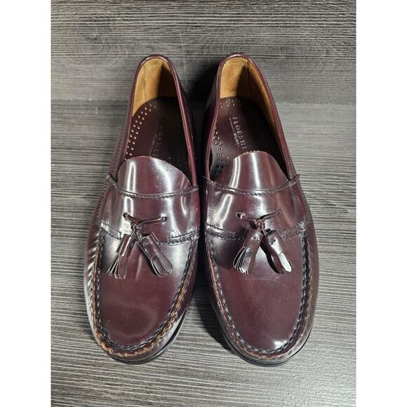 Florsheim Campbell Tassel Loafers Mens 8.5 3E - 12017 Oxblood Burgundy Shoes main image 8
